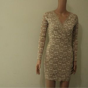 Just Me Stunning long sleeve lace dress